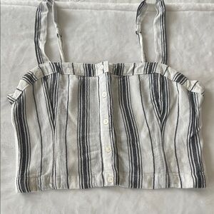 Hollister Striped Crop Top